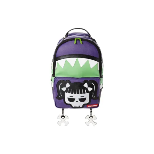 SPRAYGROUND Бренд Значок Рюкзак Унисекс Фиолетовый