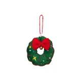 Рождественский венок, кукла, украшение