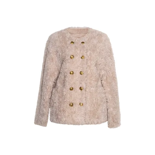 ROEYSHOUSE Грязно-розовый Женские Меховые изделия