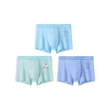 [Тип A Baby Cotton Ultra Удобный] Аква Синий - Бамбук Зеленый - Озеро Синий (3 упаковки)