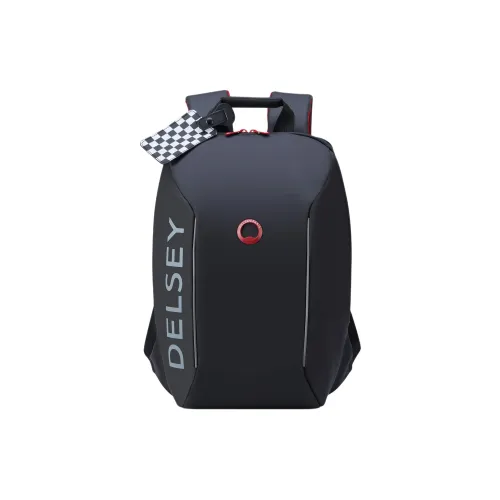 DELSEY ПВХ Рюкзак Стандартный Унисекс Черный