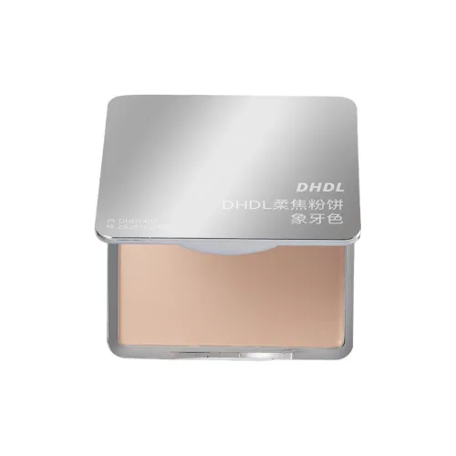 DHDL Маленькая Серебряная Коробка Soft Focus Мини Пудра Фиксирующая Контроль Жира Осветляющий Тон Кожи