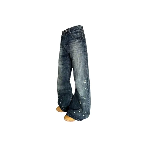 DOGANSON Blue Unisex Jeans DOGANSON Синий Унисекс Джинсы