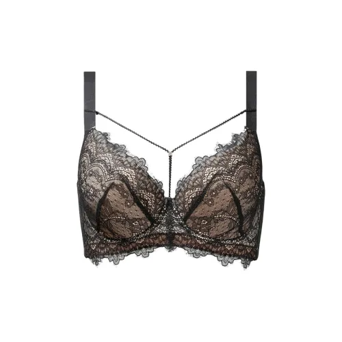 YIJIAYUAN Прозрачный Черный Женский Бюстгальтер