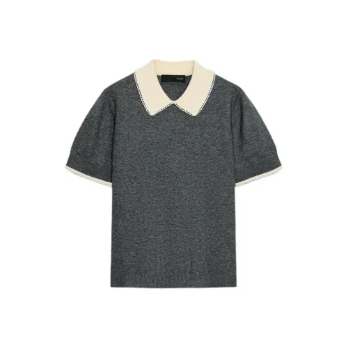 ZARA Зебра с принтом серый женский трикотаж