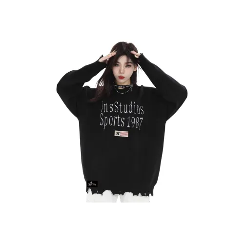 PAINT STAIN Черный Унисекс Трикотаж