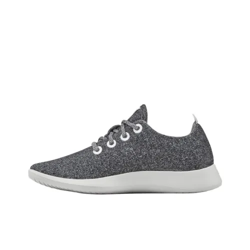 Allbirds Wool Runner Амортизация Низкий Топ Повседневный Городской Коммутирование Беговые кроссовки Женские Естественный Серый Версия для США