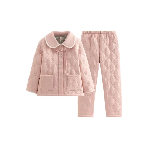 FENTENG FJ26950195 Pink Shrimp Women's Pajama Sets