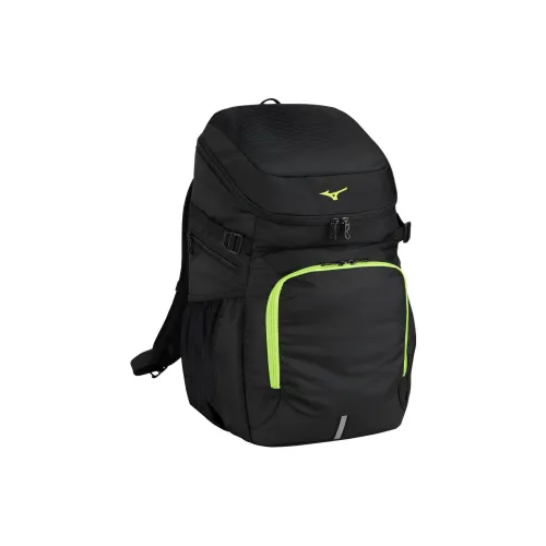 Mizuno Полиэстер Рюкзак Унисекс Черный Лайм