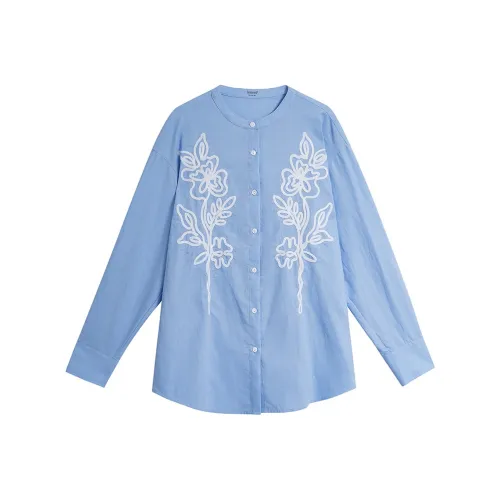 Inman Синий Женские Рубашки