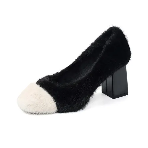 LANMOU Грубый каблук Мэри Джейн Женские туфли