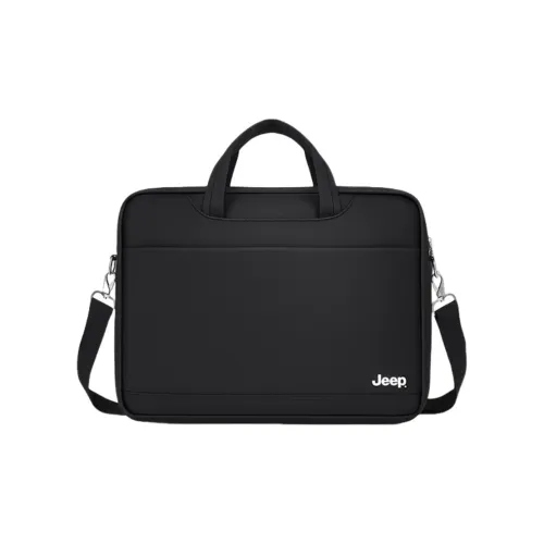 Jeep Oxford Laptop Bag Men's Black Gray Джип Оксфорд Сумка для ноутбука Мужская Черный Серый