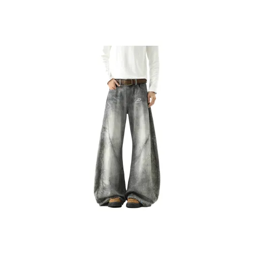 DAREASY Серый Унисекс Джинсы