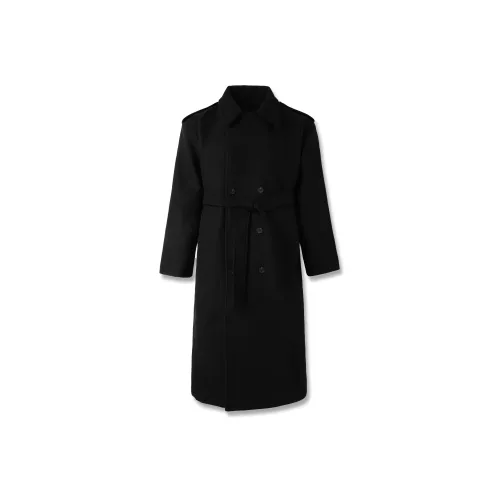 ACE VESTITI Черное Унисекс Пальто