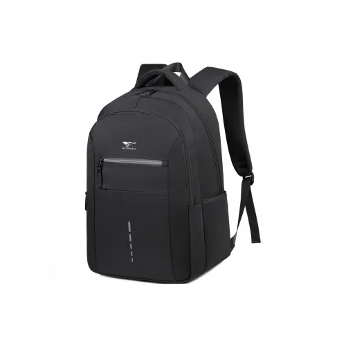 SEPTWOLVES Ткань Рюкзак Стандартный Унисекс Черный