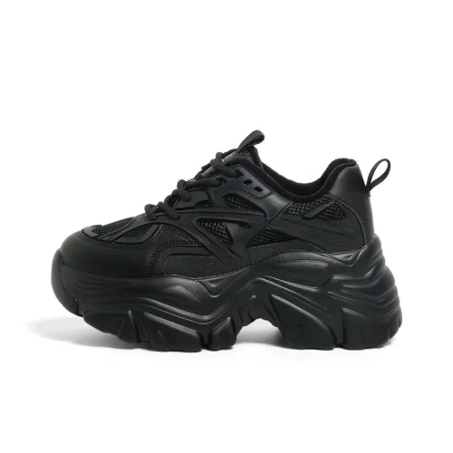 FOREVER 21 Низкий топ массивные кроссовки женские черные