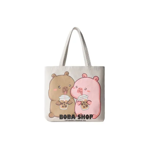 ZARA Collaboration Хлопок Плечевая сумка Женская Бежевая Коричневая Розовая