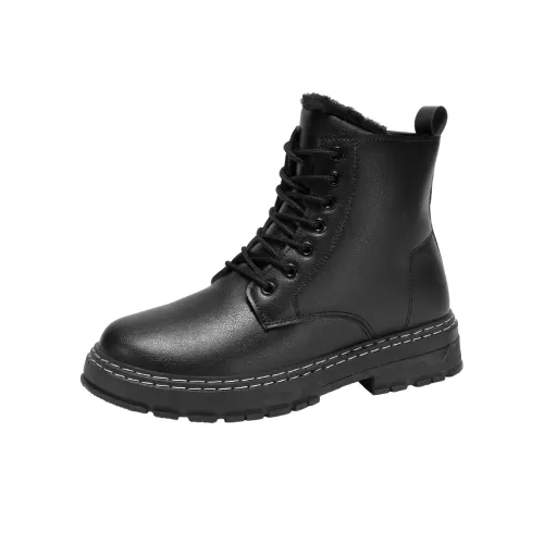 JINLAIKE Martin Boots Мужские Черные