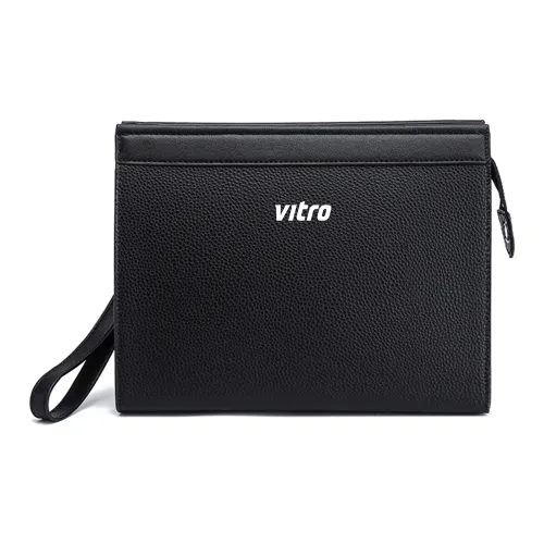 VITRO PU (полиуретан) клатч стандартный мужской черный