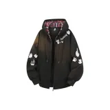 Чёрный-белый (с флисовой подкладкой)