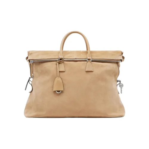 Maison Margiela 5AC Телячья кожа Одно плечо Сумка Экстра-большая Женская Верблюжий цвет