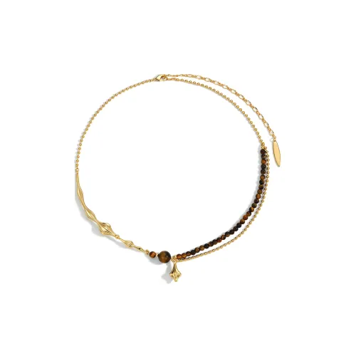 BOONEE ALUS 24k Золото Покрытые Медные Ожерелья Женские