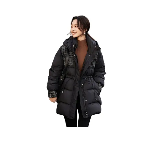 Mo Han Yi Mei Пуховик Женские Черный