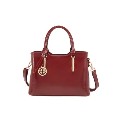 Safiya Синтетическая кожа Сумка Средний Женский Масляный воск Красный