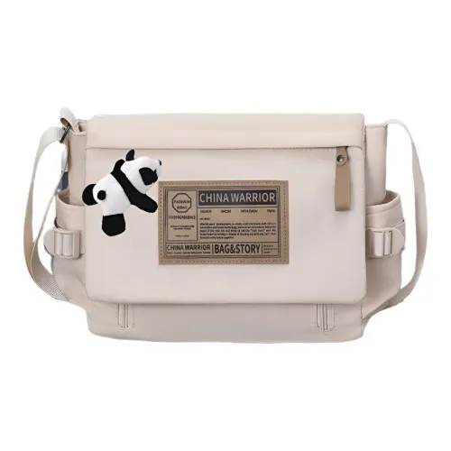 Warrior Нейлоновая Сумка через плечо Унисекс Белый Черный