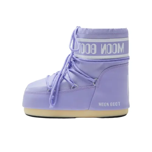 MOON BOOT Короткие Сноубутсы Унисекс Фиолетовый Белый