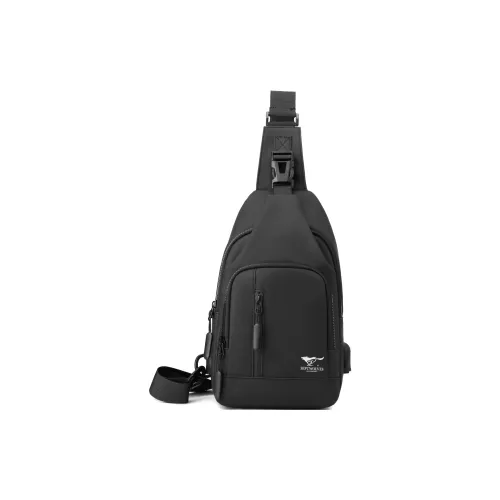 SEPTWOLVES Ткань Sling Сумка Мужская Черная Серая