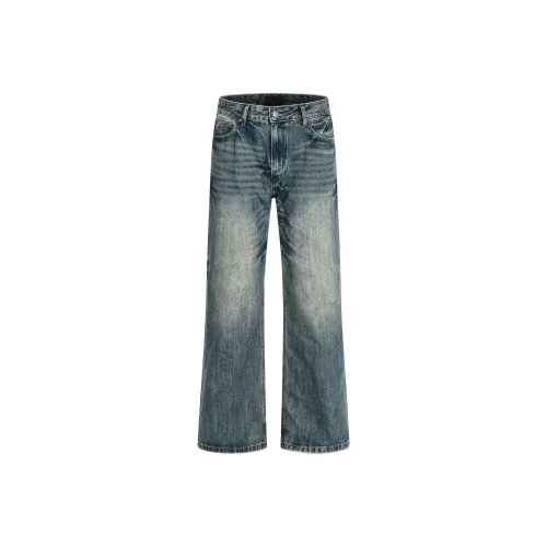 Captainbeer Washed Blue Women's Jeans Капитанбир Вымытые Синий Женские Джинсы