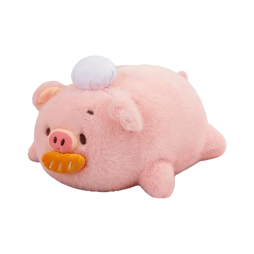 AIQINGCAOZHILIANWANJU Любовь Розовый Chef Свинка Тянущаяся Колбаска С наполнителем Свинья Куклы Плюшевая кукла 35см 45см 60см Длина тела