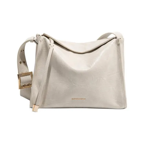 CLEVER Ketch ПУ (полиуретан) Сумка через плечо Женская Экрю Черный