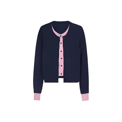 ONENINE34PM Темно-синий Синий Женский Трикотаж