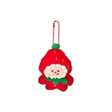 Рождественское украшение в виде куклы с клубничным дизайном