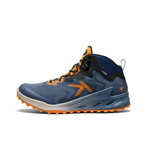 KEEN Zionic Дышащие Водонепроницаемые Амортизирующие Носки Crew Outdoor Мужские Оранжевые Синие