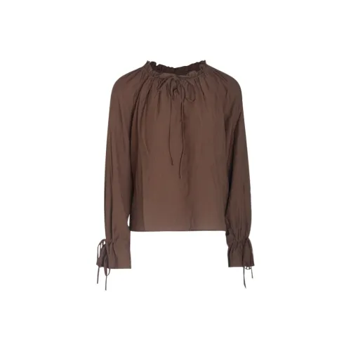 XIAOXIAOLA Кофе Женские Рубашки