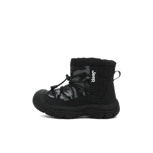 Jeep Slip-resistant Водонепроницаемый Термостойкий Высокий Топ Снежные Ботинки Детские