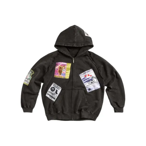 SSSTUFFF Винтажный черный унисекс свитшоты