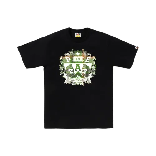 A BATHING APE Check T Рубашка Мужская