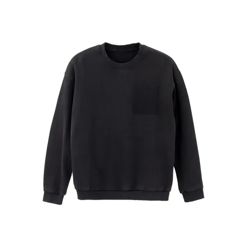 Mr.Bu Ink Black Men's Sweatshirts