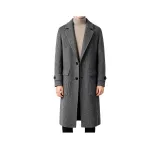 Премиум серый - 3D эффект - накладной карман (с подкладкой) - длина одежды 93-100