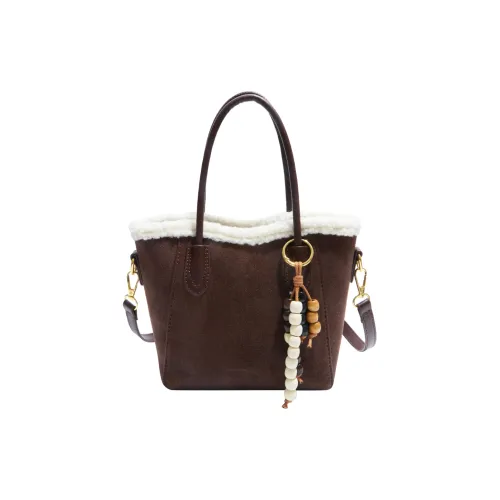 VENUCO Замша Сумка Сумка через плечо Женская Коричневый Кофейный Леопардовый принт