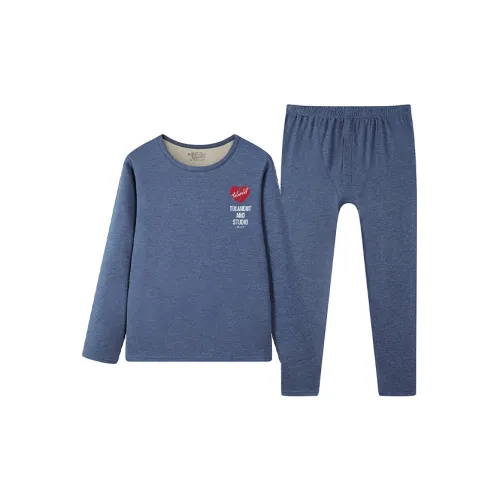 TULANDUO Джинсовый синий Мужской Термокомплекты