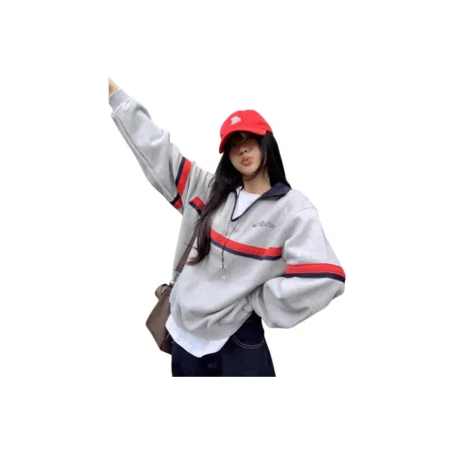 CHONGXIAOLV Серый Унисекс Свитшоты