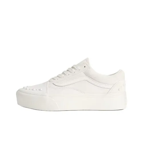 VANS Old Skool Low Топ Скейтборд Кроссовки Унисекс Белый