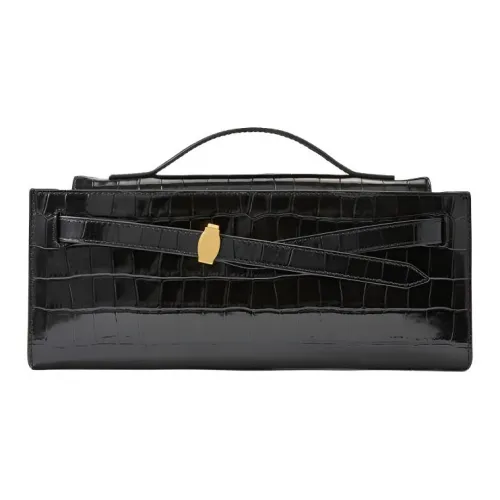Veronica Beard Крокодил Тисненая кожа Сумка Женская Черная
