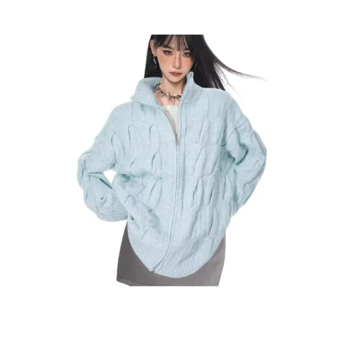 LANMOU Синий Женский Трикотаж