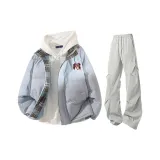 Светлый Лунный Свет + Светло-Серые Штаны